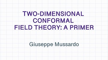 G. Mussardo: Lecture I