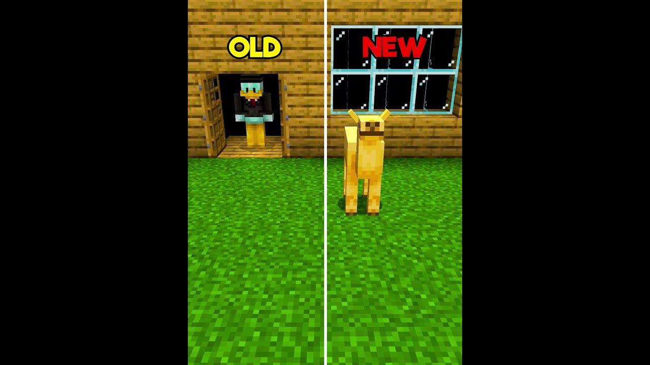 Minecraft New Baby VS Old Baby Mobs💀 (Matadora) 