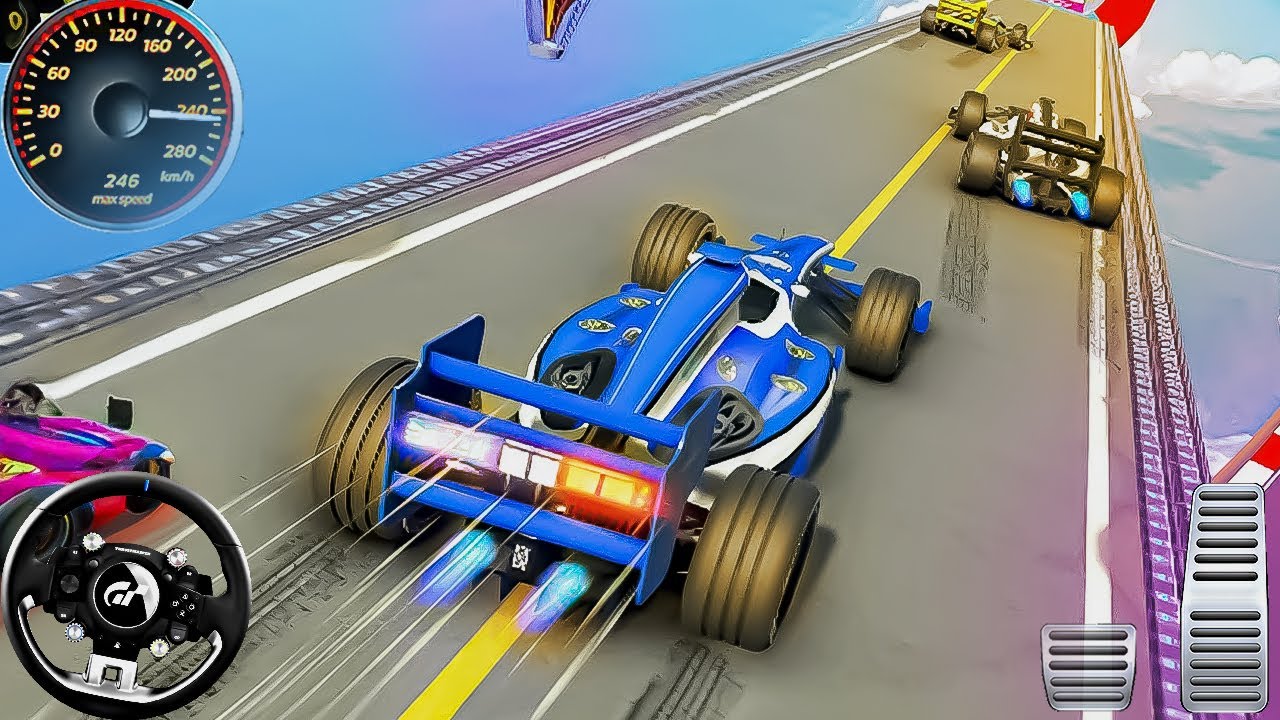 Mega Ramp F1 Car Stunts Racing & Crazy Car Driving And Enjoy GT Racing Stunts Car Gameplay