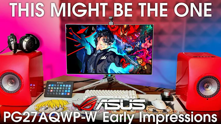 The New Asus Tandem Glossy OLED Is A Work Of Art | ASUS PG27AQWP-W Early Impressions