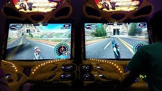 2 Player Super Bikes 2 Motorcycle Racing Arcade Game! screenshot 5