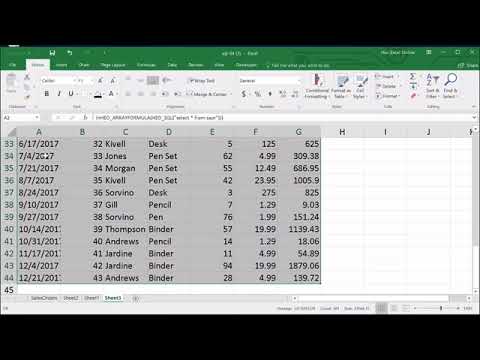 Ngay trong Excel   SQL lọc dữ liệu, nối dữ liệu, truy vấn