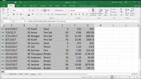 Ngay trong Excel   SQL lọc dữ liệu, nối dữ liệu, truy vấn