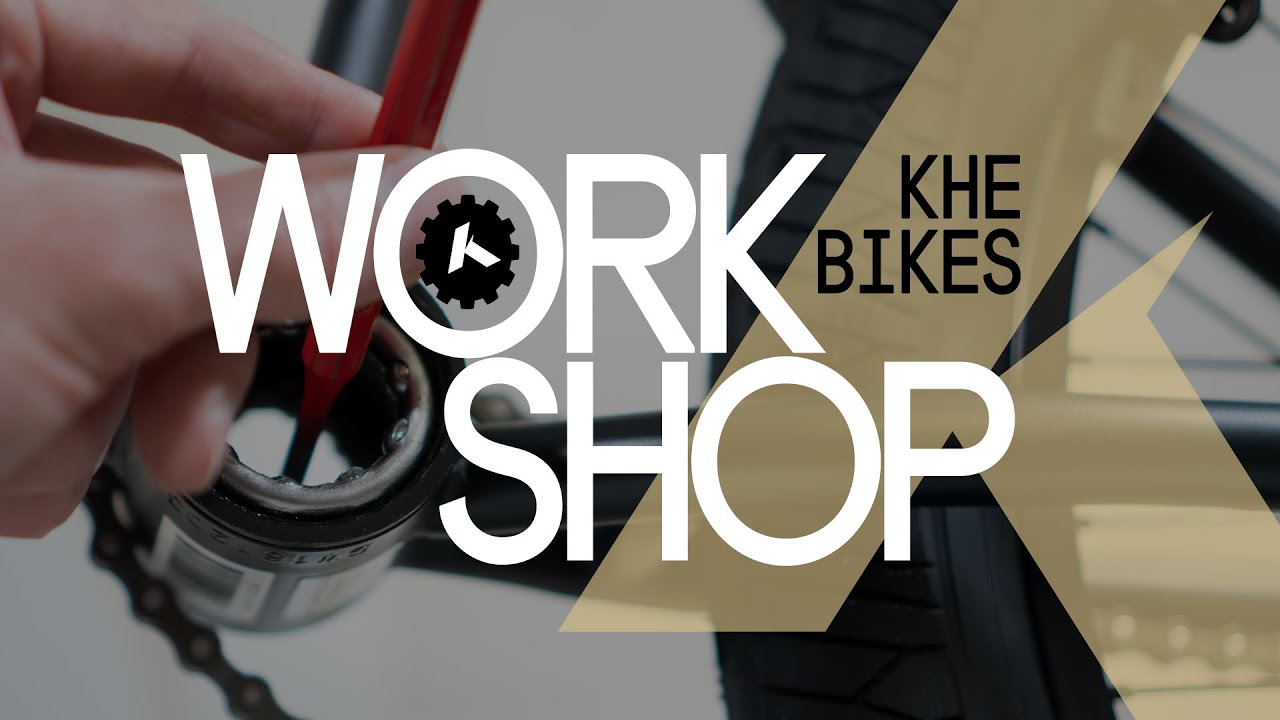 KHEbikes WorkShop – how to replace a BMX bottom bracket (US BB) - YouTube