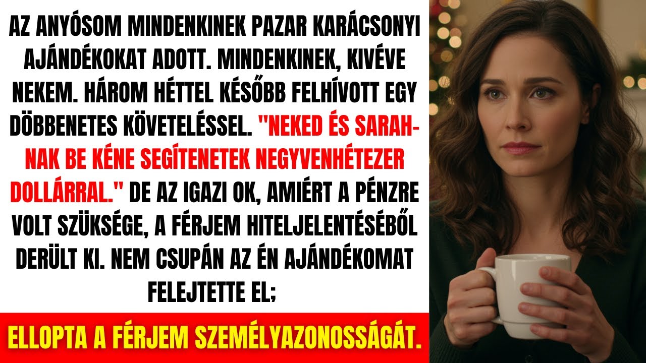 Anyósom Karácsonykor Mindenkit Megajándékozott, Csak Engem Nem... Majd Visszakérte a $47 000-t