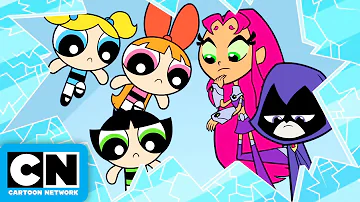 Let the Games Begin! | Teen Titans Go! VS Powerpuff Girls | Cartoon Network