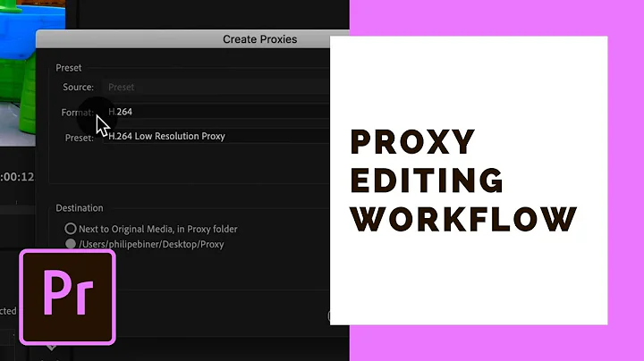 Proxy Editing Workflow in Premiere Pro | How to Edit High Resolution Video with a Slow Computer