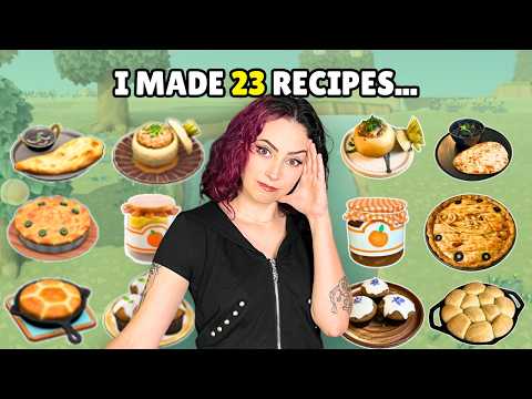 I made ANIMAL CROSSING NEW HORIZONS food in real life