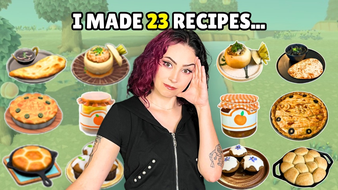 I made ANIMAL CROSSING: NEW HORIZONS food in real life