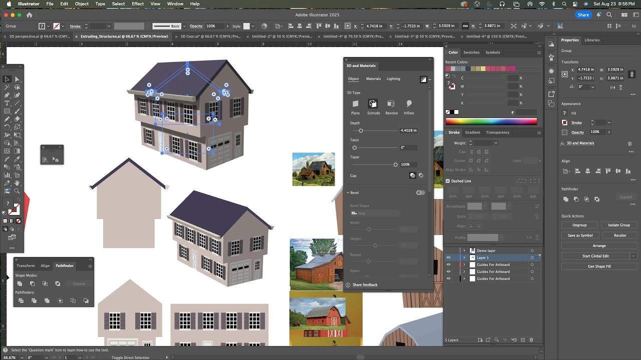 Extrude and Bevel Tutorial