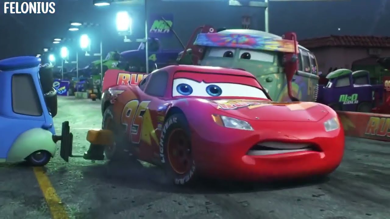 CARS 3 SCENES I 7vvch X Ticia - Cold Heart