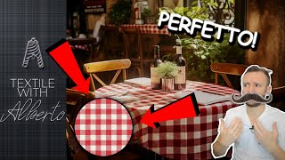 ITALIAN CHECKERED TABLECLOTH - How It’s Made