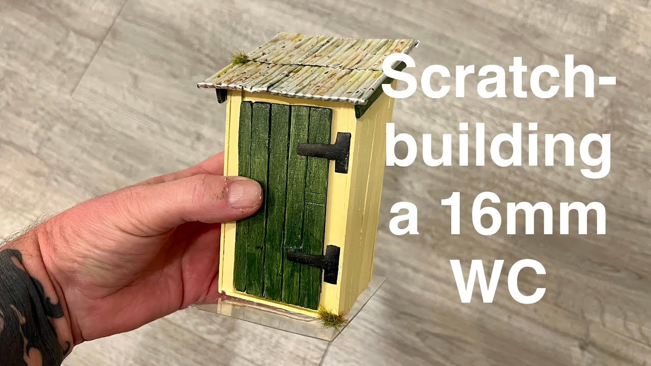 Самостоятельное изготовление унитаза в масштабе 16 мм для узкоколейной железной дороги Таран.