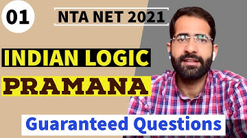 INDIAN LOGIC | CRASH COURSE | PRAMANAS | NTA NET 2021