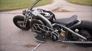 DEUTZRocker Diesel Motorcycle MAH711 Homemade Custom Chopper Bobber Motorrad Eigenbau