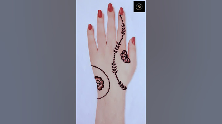 Ohh So amazing henna mehndi design 2025||Girls Simple mehndi design 2025||#mehndi #design #shorts