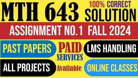 MTH 643 Assignment 1 fall 2024 Solution|MTH 643|script|MATLAB|function|create script|functions|VU.
