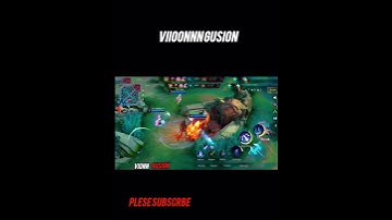 gusion #unstoppable #mobilelegends #gusionfreestyle #gusion #youtubeshorts #short