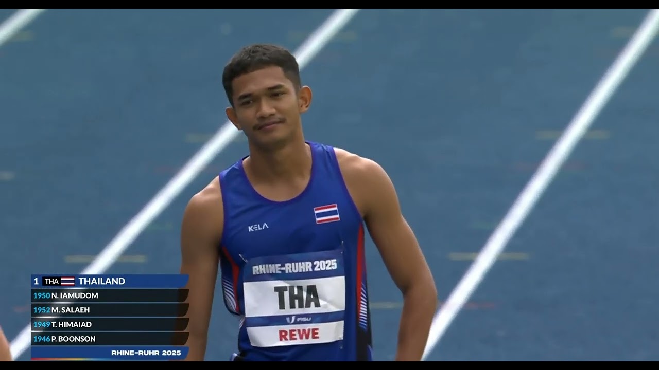 (속보) 미쳤다 대한민국 육상이 세계 1등이 되다 (유니버시아드대회 400m계주 결승경기)(서민준 나마디조엘진  이재성 김정윤)