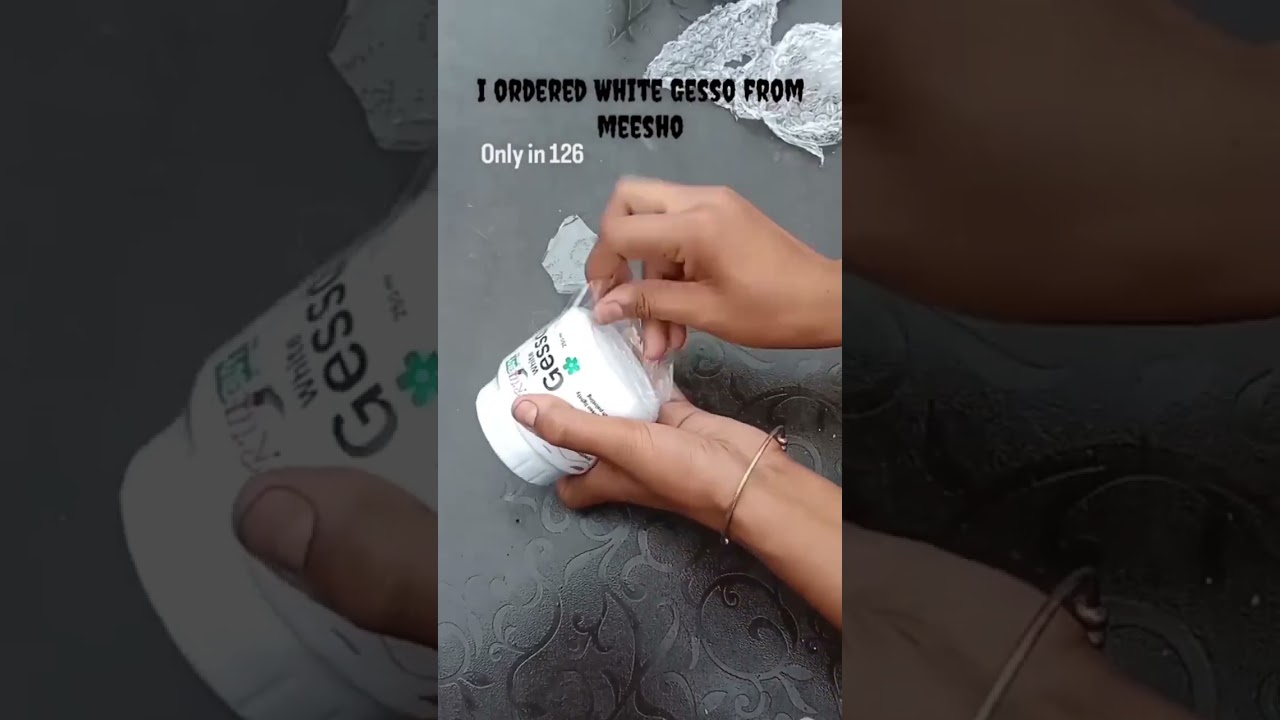 I ORDERED WHITE GESSO 🤍🤩 