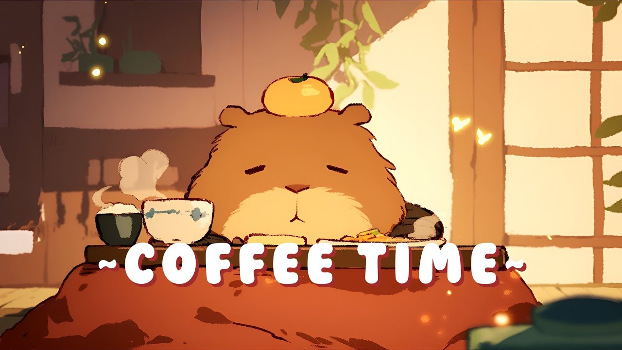 [Full Hour] Capybara Lofi Radio | Peaceful Music for Your Soul 🦫 🌙 📖