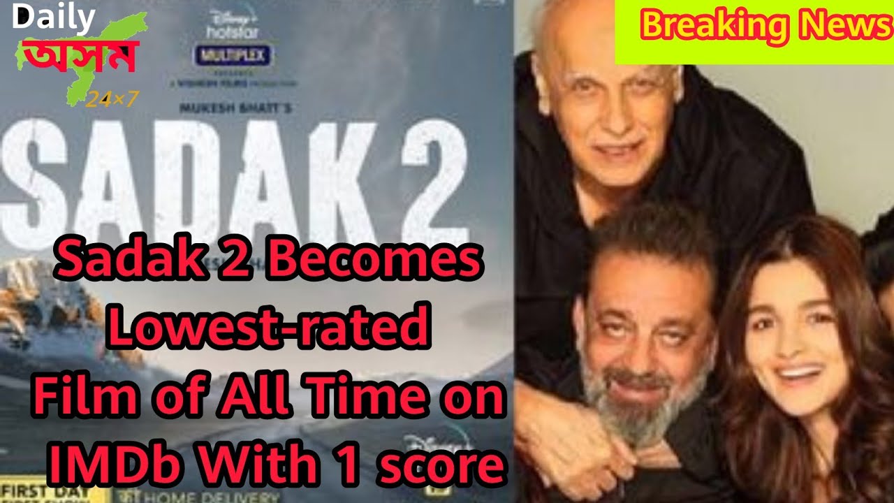 Sadak 2 Becomes Lowest-rated Film of All Time on IMDb With 1 Score out of 10
