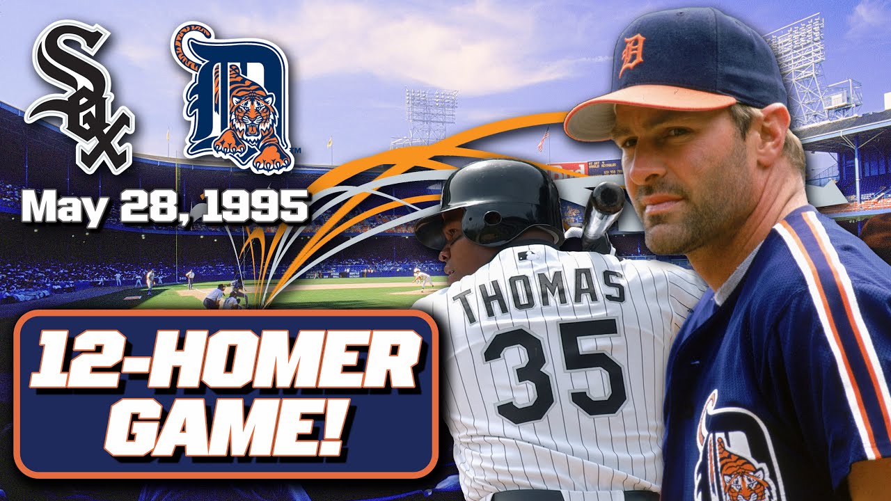 A 12-homer LAUNCHPAD game! (Big Hurt, Cecil, Gibson all go deep) | CWS @ DET 5/28/95 | Classic Games