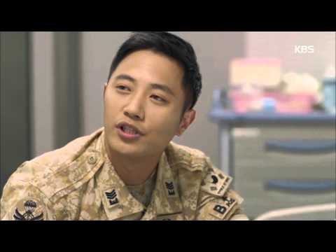 Descendants of the Sun - Kim Ji-won returns to Korea with Song Joong-ki's help. 20160406
