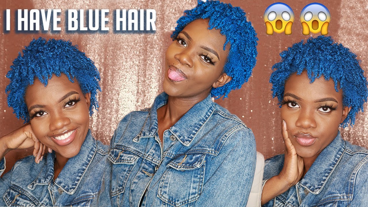 Unisex Blue Hair Wax - wide 5