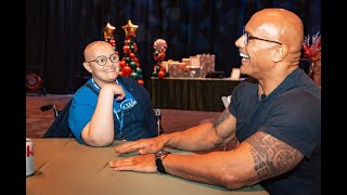 Dwayne The Rock Johnson Makes 21 Make-A-Wish Kids Dreams Come True
