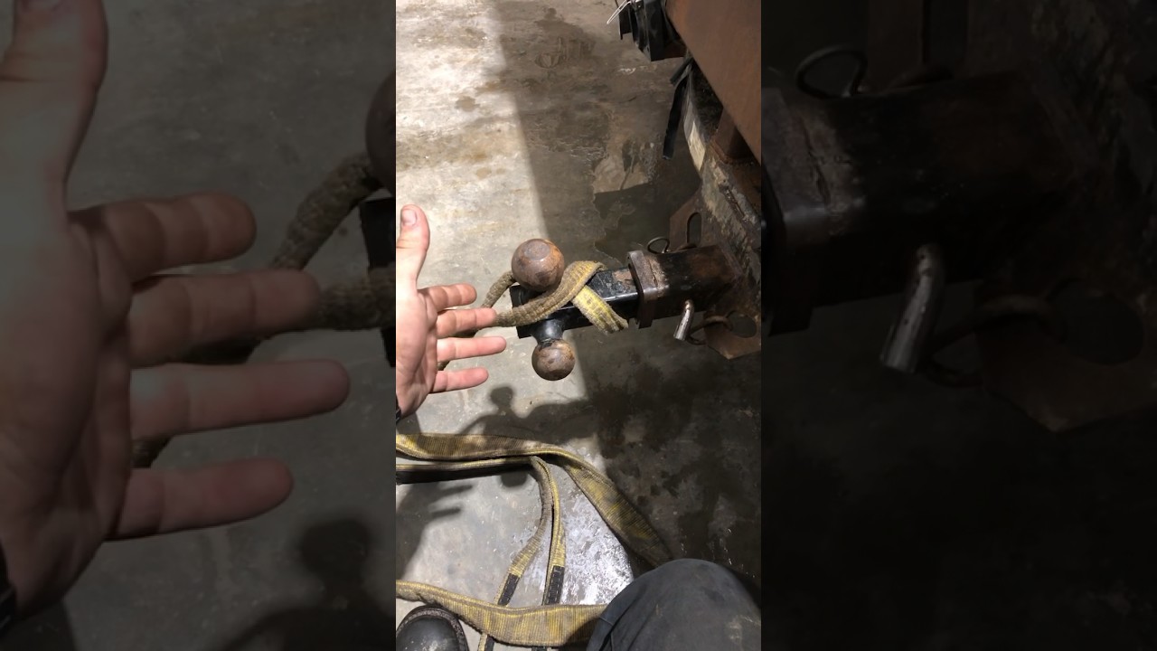 How to use a tow rope on your pickup truck without breaking stuff
