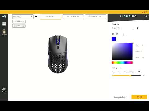 How to double click with the glorius model o