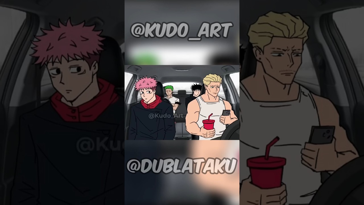 Yuji e Hakari estão brigando 😭😭😭 #jujutsukaisen  #jjk #hakari #memes #funny