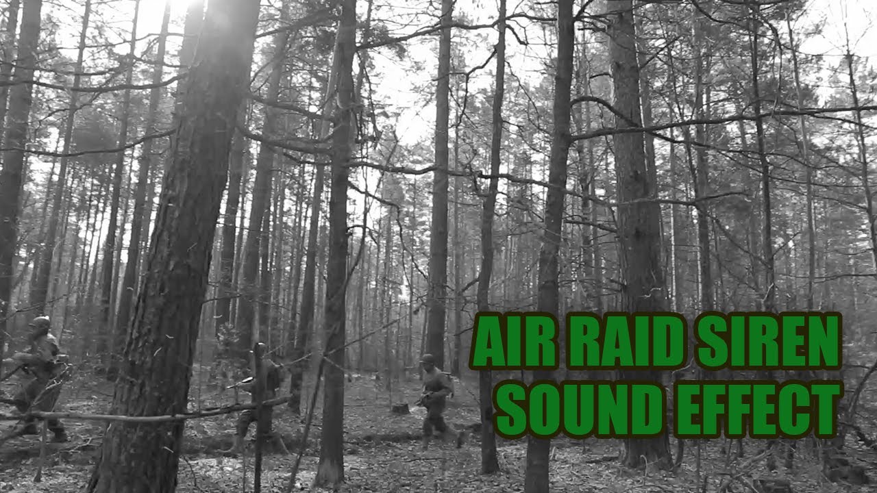 Air Raid Siren Sound Effect 📣 WWII Air Raid Siren Sounds YouTube