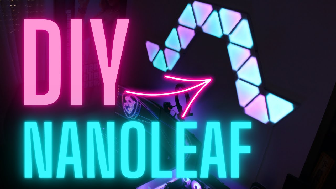 Comment faire des NANOLEAF étape par étape à MOINDRE COUP et SANS imprimante 3D!