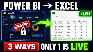 How to Export Power BI Data to Excel — 3 Ways (Only 1 Is Live)