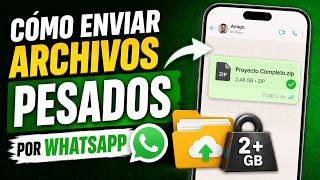 HOW TO SEND LARGE FILES VIA WHATSAPP FROM YOUR CELL PHONE