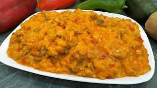 ¡El pisto de verduras tradicional que siempre sale perfecto! 🍅 ¡Fácil y delicioso!