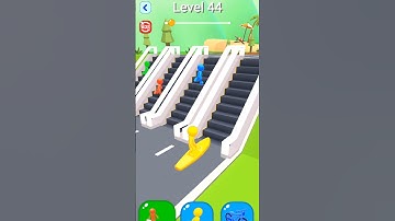 😵‍💫 shape shifting game level.44 walkthrough funny gameplay #shorts