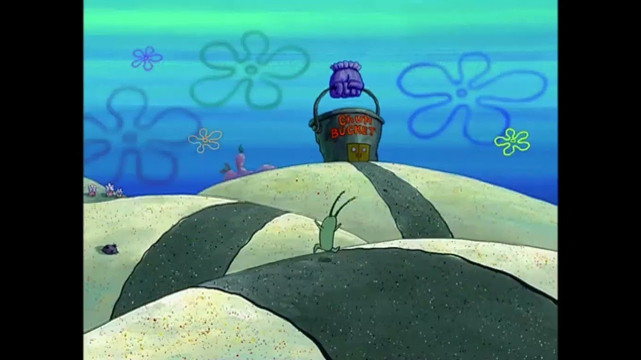 Plankton Finds Out The Secret Ingredient in the Krabby Patty (Reversed