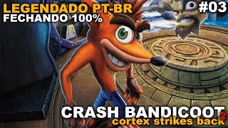 Crash Bandicoot 2 PSX - FASES 11-15 + BOSS & SEGREDOS | Legendado PT-BR