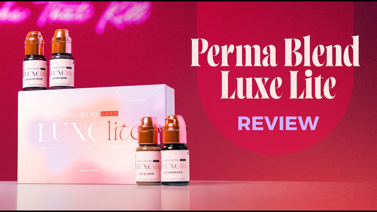 Perma Blend LUXE Lite | NEW Low Pigment Load PMU Formula for Hair Strokes