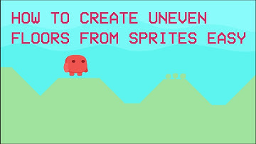 How To Make Uneven Floor Terrain From Sprites in Unity 2D (For beginners)