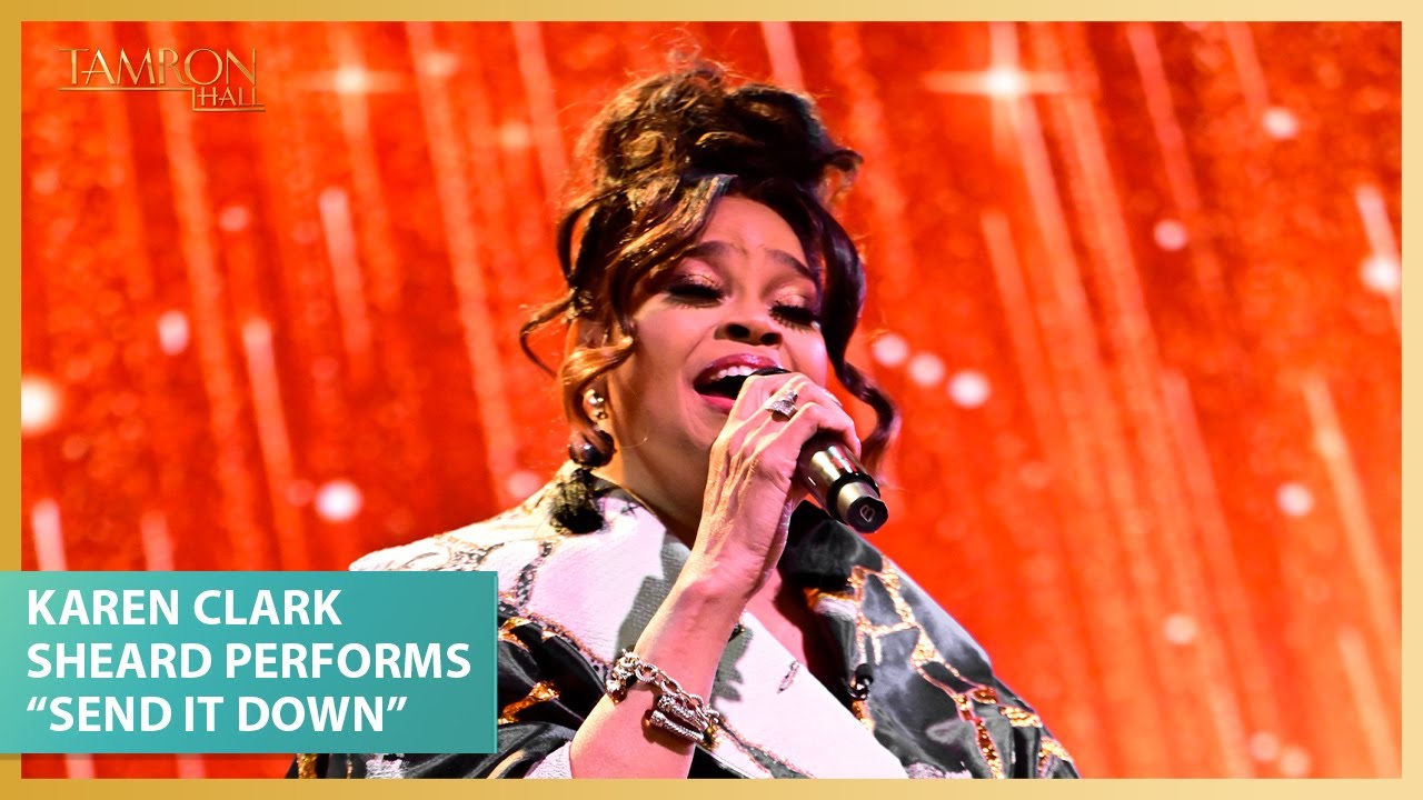 Karen Clark Sheard Performs “Send It Down” on “Tamron Hall”