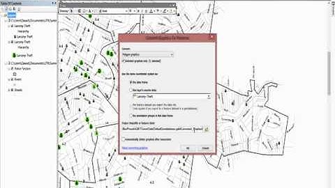 Assignment 3-1, Exporting circle to shapefile example of Emerging Hot Spot