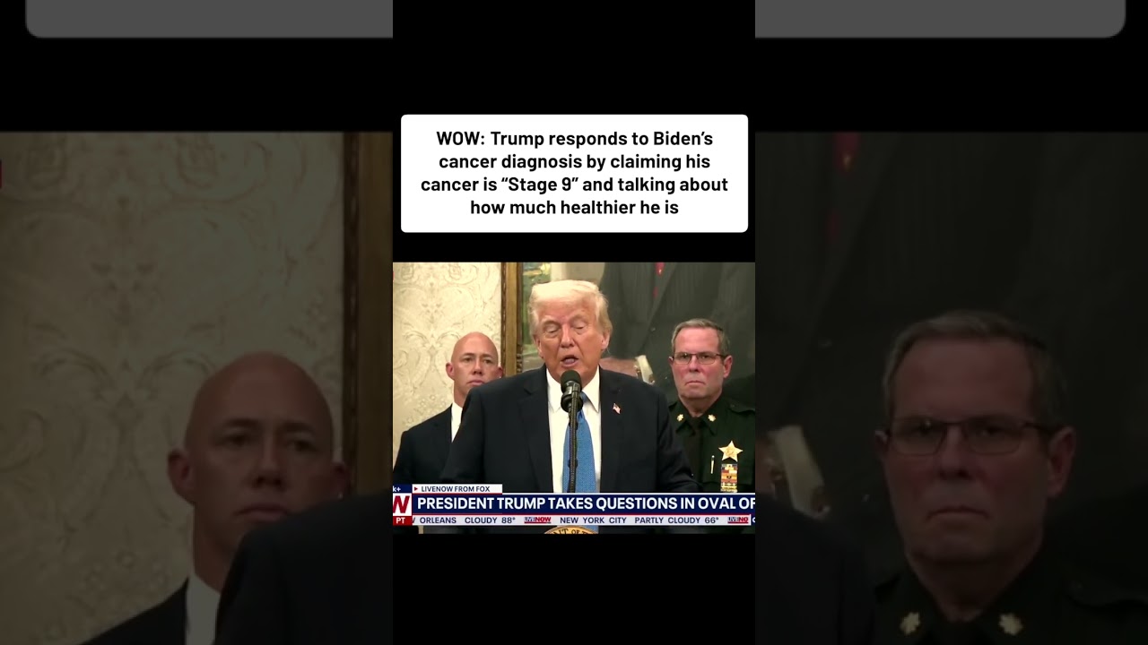 Trump says that Biden has “stage 9” cancer 🤦‍♂️