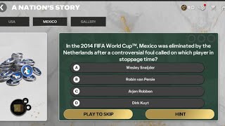 In the 2014 fifa World Cup Mexico was eliminated by the Netherlands after a controversial foul