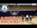 Most basketball three pointers in two minutes  guinness world records