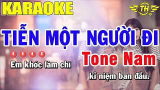 Information Karaoke Tiễn Một Người Đi Tone Nam Nhạc Sống | Trọng Hiếu Guide