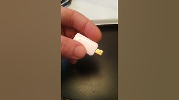 Mini display port male to female adapter